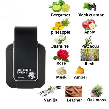Unplugged Event Eau De Perfume For Man (80ml) Made in UAE,Brand Emper